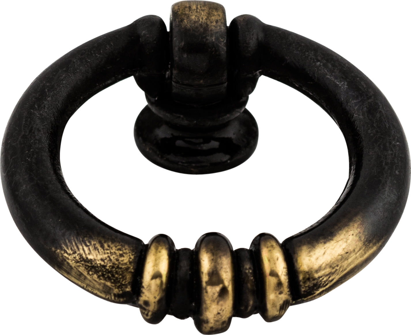 Top Knobs Newton Series 1-5/8"L Ring Pull, Dark Antique Brass