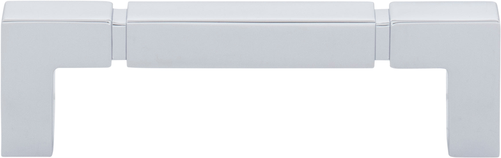 Top Knobs Langston Series 3-3/4"(95mm) CC Pull, Polished Chrome