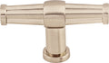Top Knobs Luxor Series 2-1/2"L T-Handle, Brushed Satin Nickel