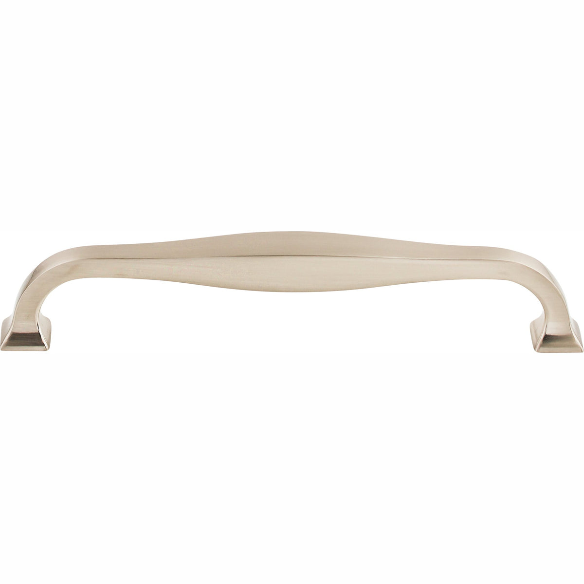Top Knobs Contour Series 6-5/16"(160mm) CC Pull, Brushed Satin Nickel