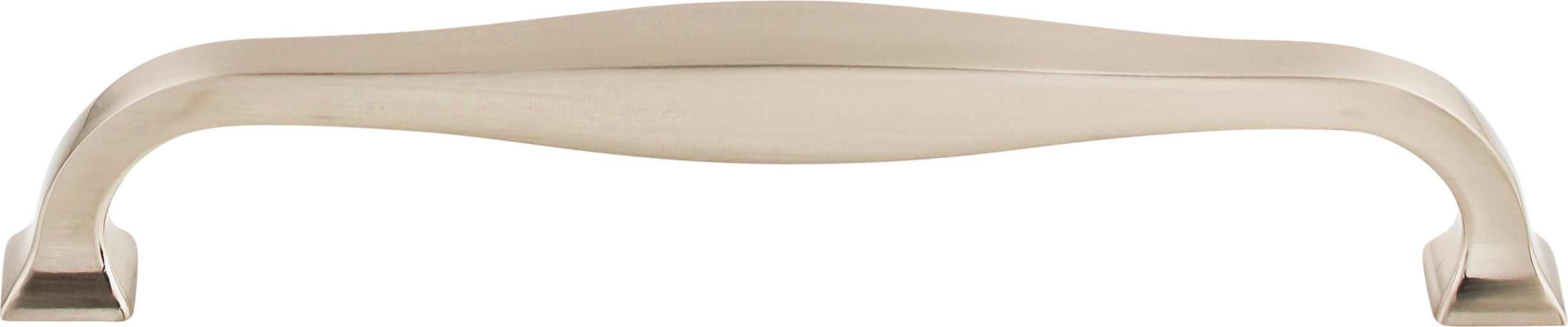 Top Knobs Contour Series 6-5/16"(160mm) CC Pull, Brushed Satin Nickel