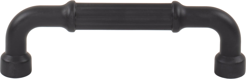 Top Knobs Pemberton Series 3-3/4"(95mm) CC Pull, Flat Black