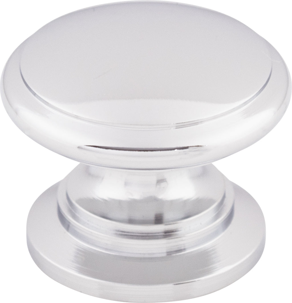 Top Knobs Ray Series 1-1/4"L Knob, Polished Chrome