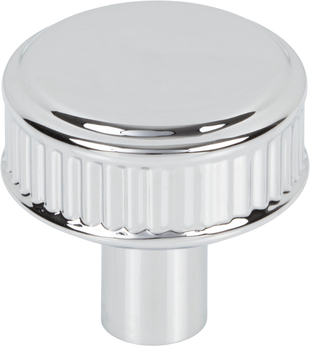 Top Knobs Elland Series 1-1/4"L Knob, Polished Chrome