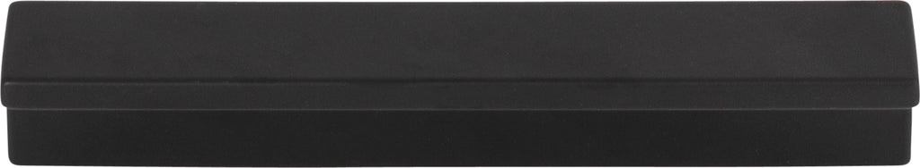 Top Knobs Minetta Series 3-3/4"(95mm) CC Tab Pull, Flat Black