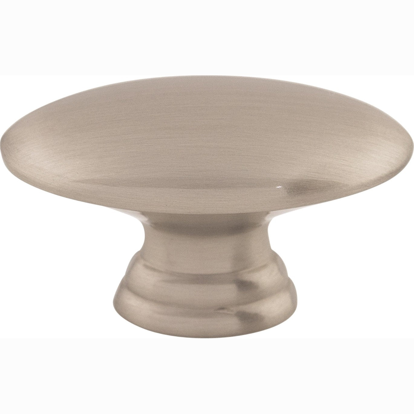 Top Knobs Oval Series 3/4"L Knob, Brushed Satin Nickel