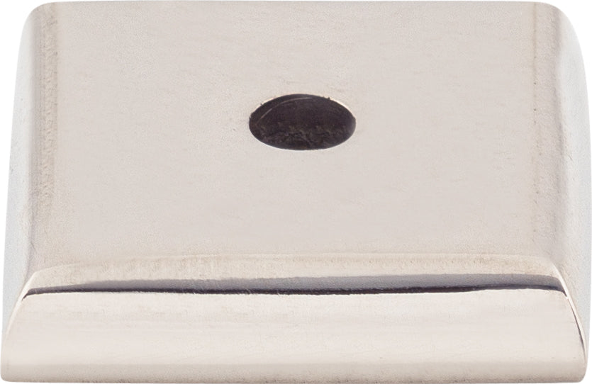 Top Knobs Aspen II Backplate Series 7/8"L Square, Polished Nickel
