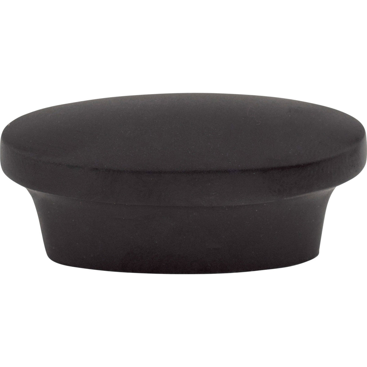 Top Knobs Oval Series 1-5/8"L Pull, Flat Black
