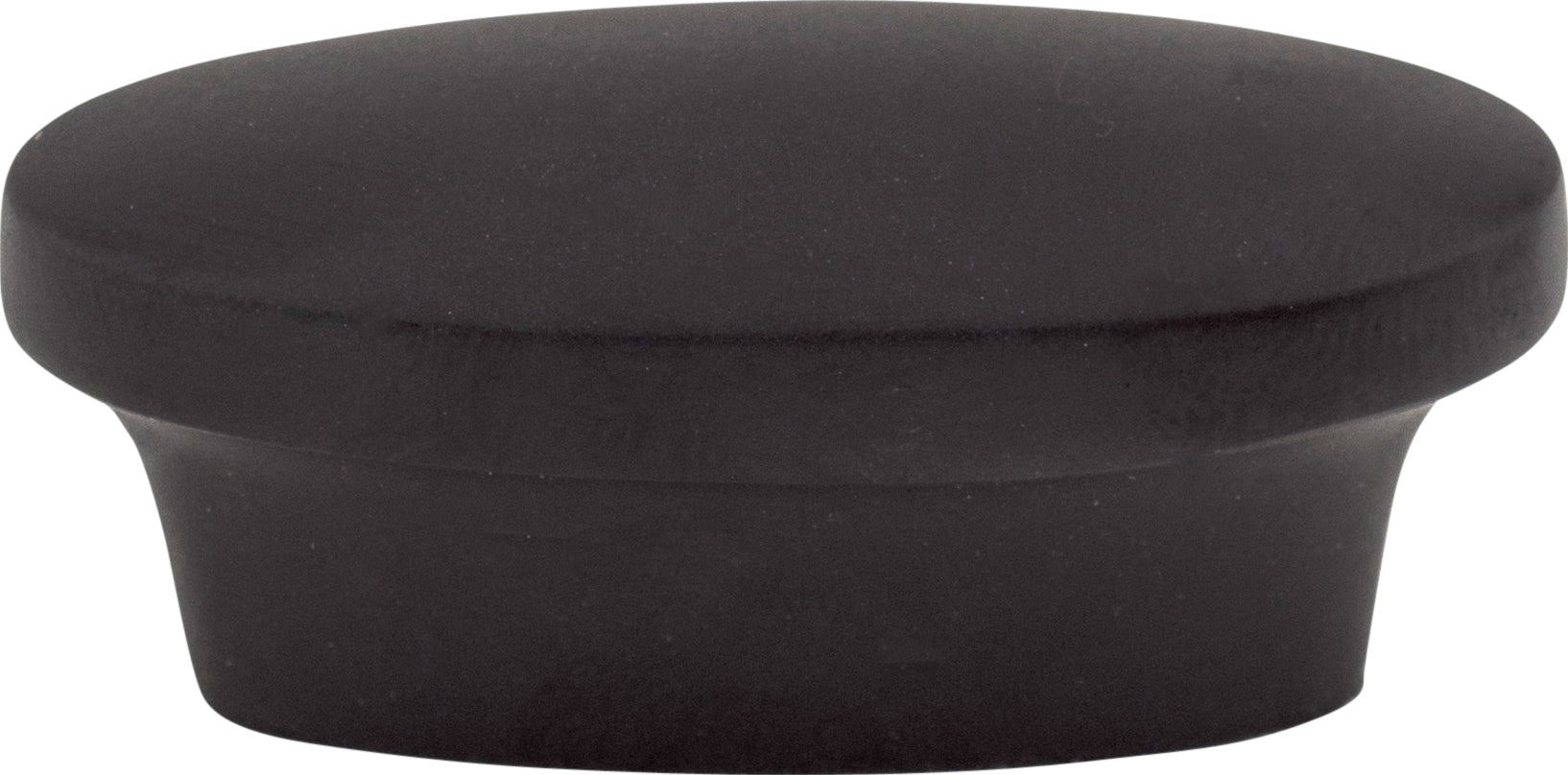 Top Knobs Oval Series 1-5/8"L Pull, Flat Black