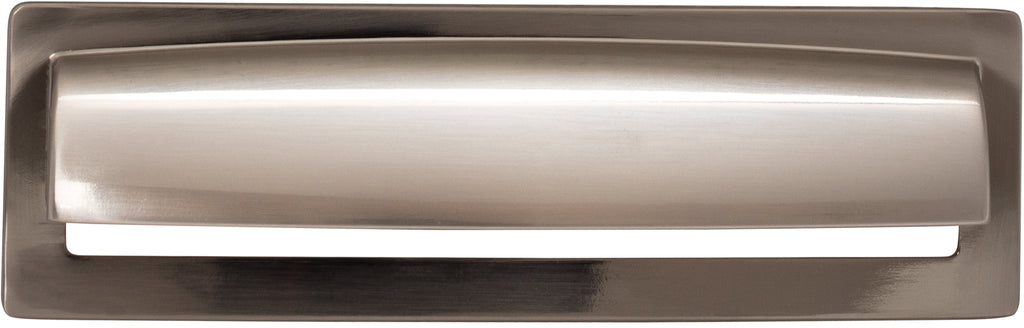 Top Knobs Hollin Series 5-1/16"(128mm) CC Cup Pull, Brushed Satin Nickel