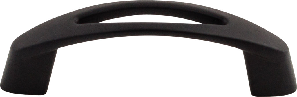 Top Knobs Verona Series 3"(76mm) CC Pull, Flat Black