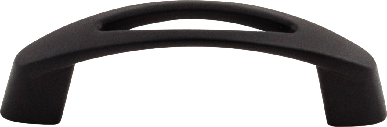Top Knobs Verona Series 3"(76mm) CC Pull, Flat Black
