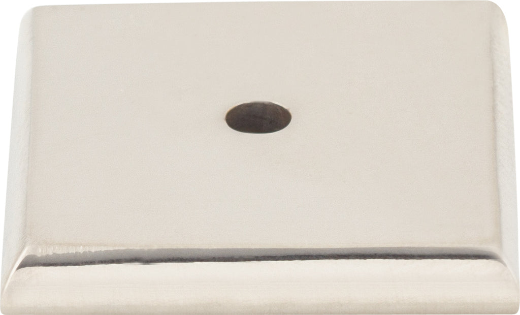 Top Knobs Aspen II Backplate Series 1-1/4"L Square, Polished Nickel