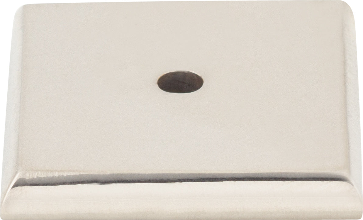 Top Knobs Aspen II Backplate Series 1-1/4"L Square, Polished Nickel