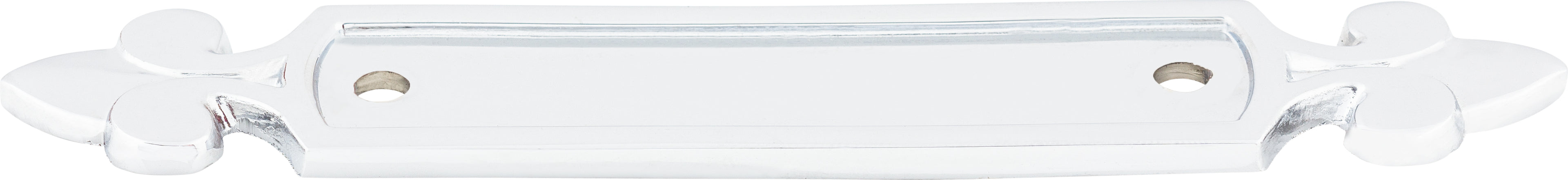 Top Knobs Dover Series 2-1/2"(64mm) CC Backplate, Polished Chrome