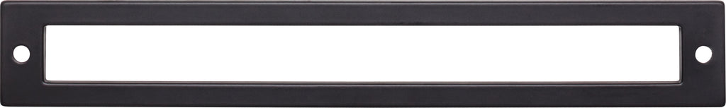 Top Knobs Hollin Series 7-9/16"(192mm) CC Backplate, Flat Black