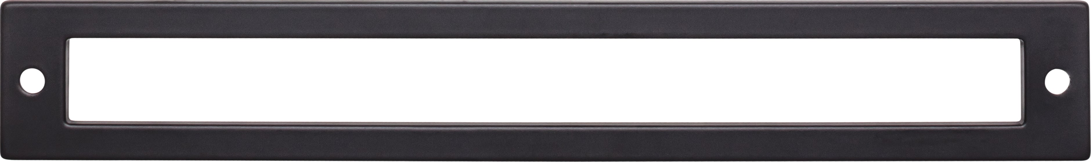 Top Knobs Hollin Series 7-9/16"(192mm) CC Backplate, Flat Black