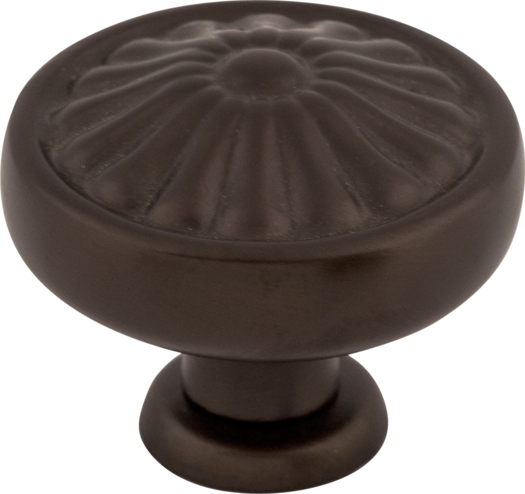 Top Knobs Flower Series 1-1/4"L Knob, Oil Rubbed Bronze