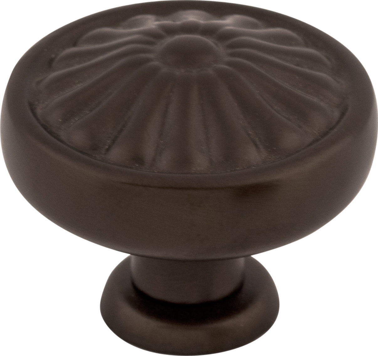 Top Knobs Flower Series 1-1/4"L Knob, Oil Rubbed Bronze