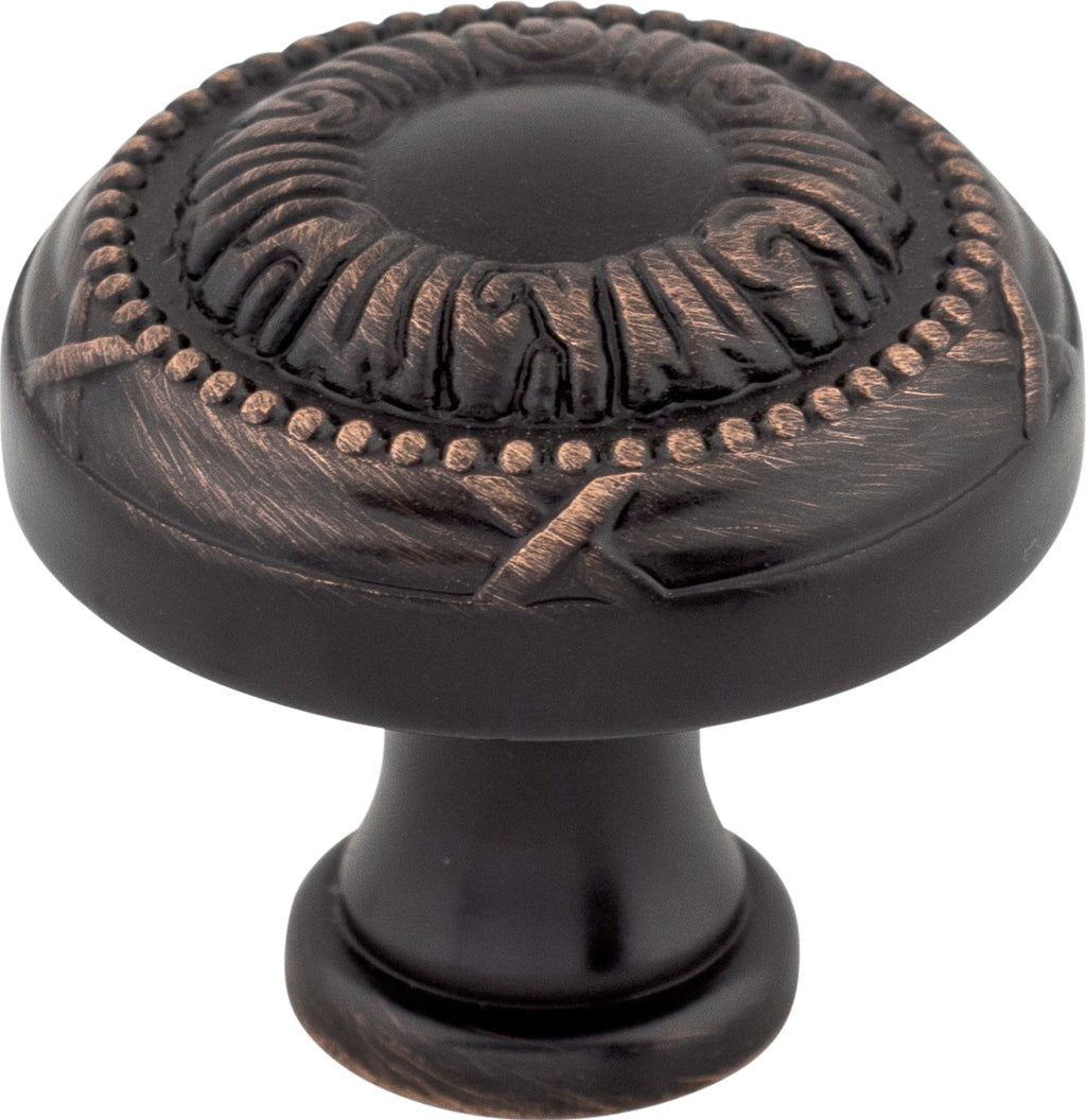 Top Knobs Ribbon & Reed Series 1-1/8"L Knob, Tuscan Bronze