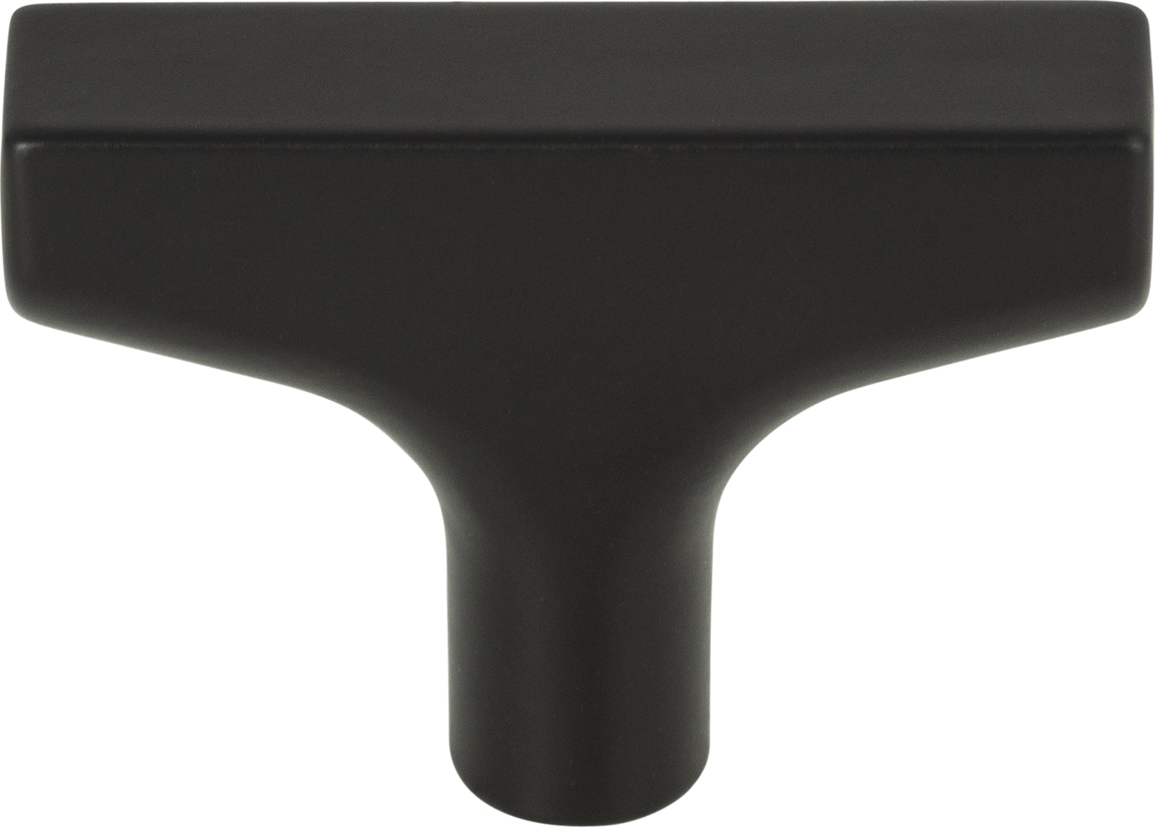 Top Knobs Riverside Series 1-7/8"L T-Knob, Flat Black
