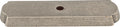 Top Knobs Aspen Backplates Series 2-1/2"L Rectangle, Silicon Bronze Light
