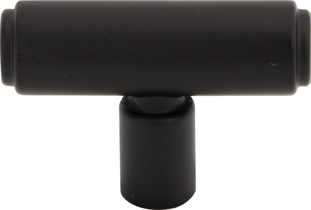 Top Knobs Clarence Series 2"L T-Knob, Flat Black 