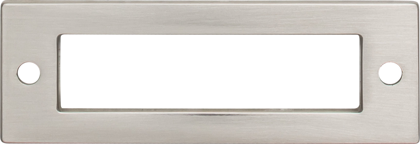 Top Knobs Hollin Series 3"(76mm) CC Backplate, Brushed Satin Nickel