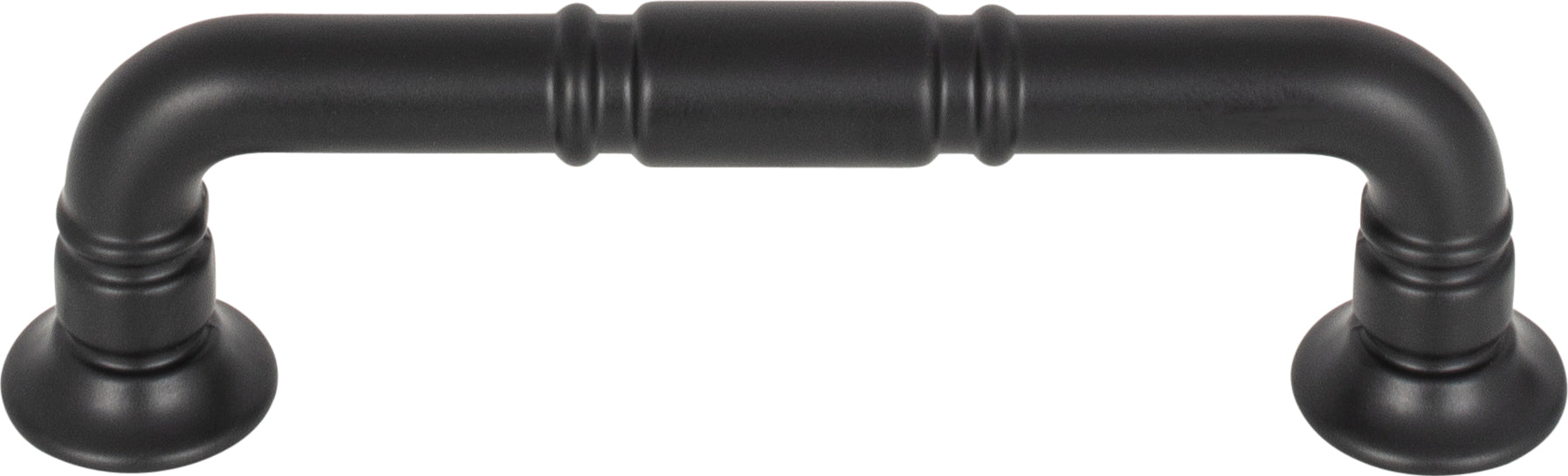 Top Knobs Kent Series 3-3/4"(95mm) CC Pull, Flat Black