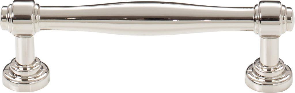 Top Knobs Ulster Series 3-3/4"(95mm) CC Pull, Polished Nickel