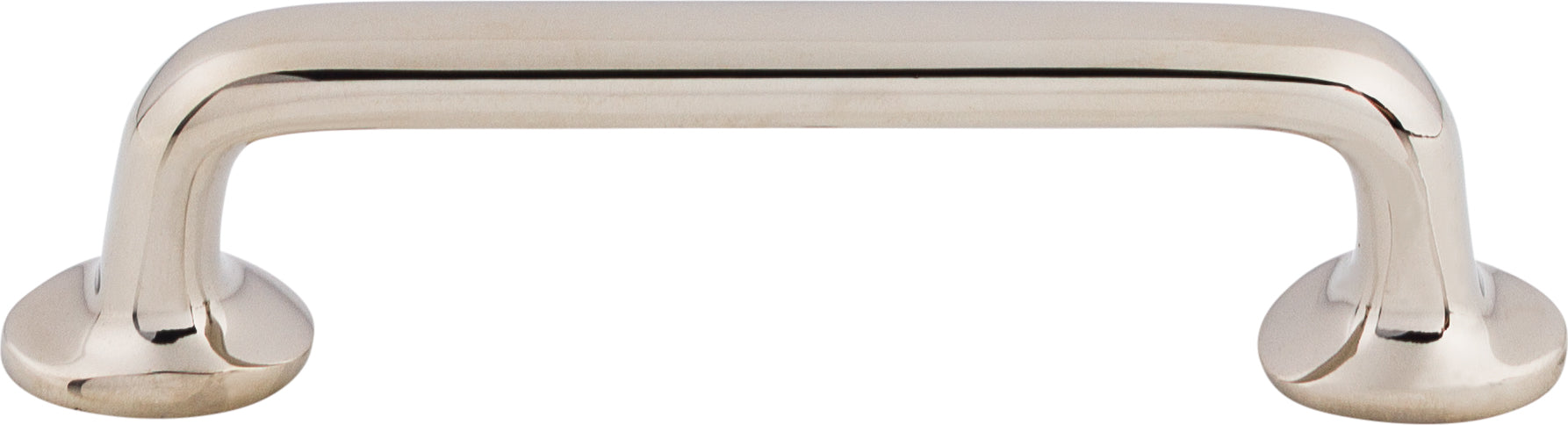 Top Knobs Aspen II Rounded Series 4"(101mm) CC Pull, Polished Nickel