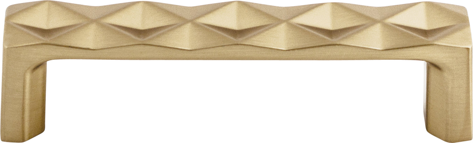 Top Knobs Quilted Series 3-3/4"(95mm) CC Pull, Honey Bronze