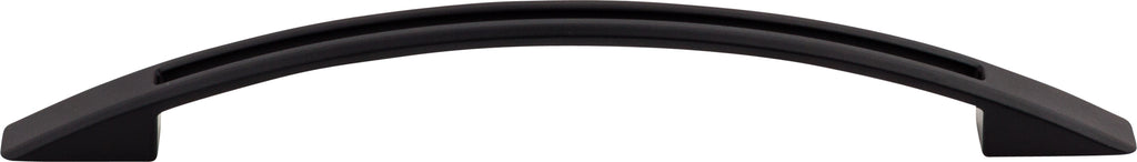 Top Knobs Tango Series 6-5/16"(160mm) CC Cut Out Pull, Flat Black