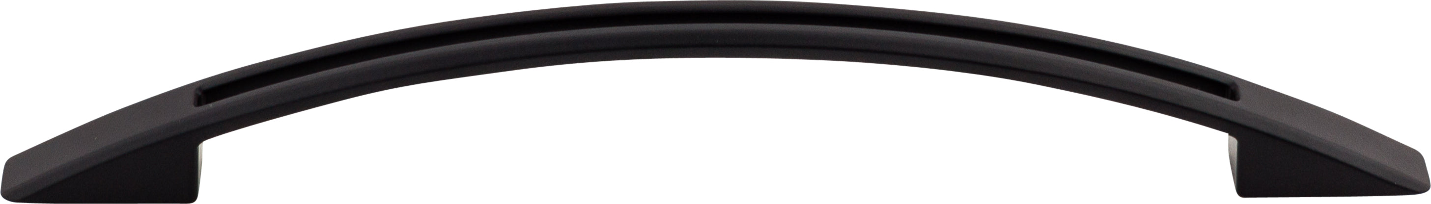 Top Knobs Tango Series 6-5/16"(160mm) CC Cut Out Pull, Flat Black