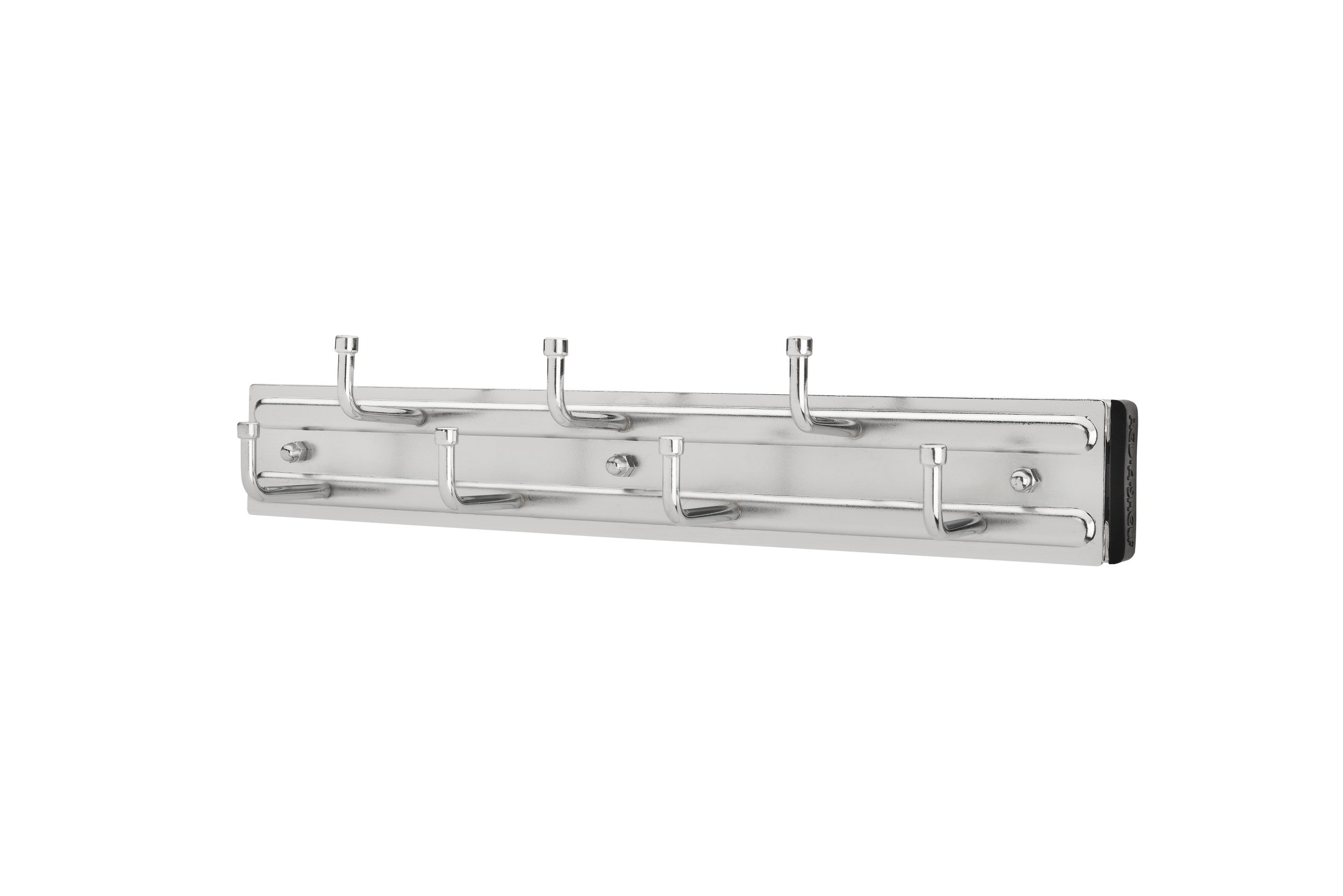 12" Chrome Pullout Side Mount Belt Rack