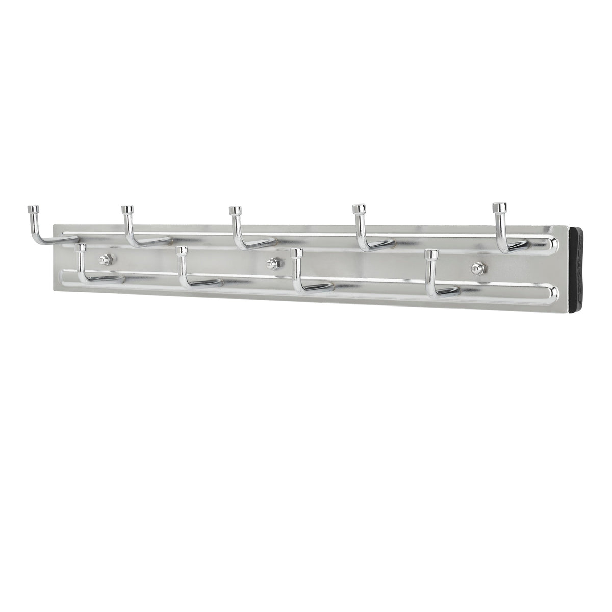 14" Chrome Pullout Side Mount Belt Rack