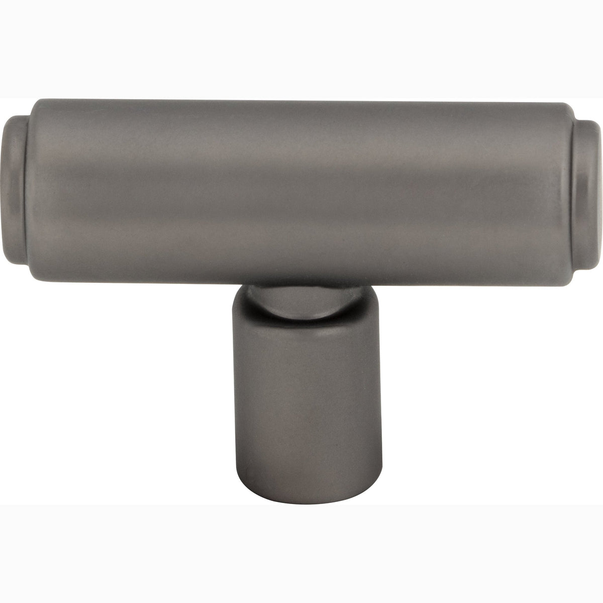 Top Knobs Clarence Series 2"L T-Knob, Ash Gray