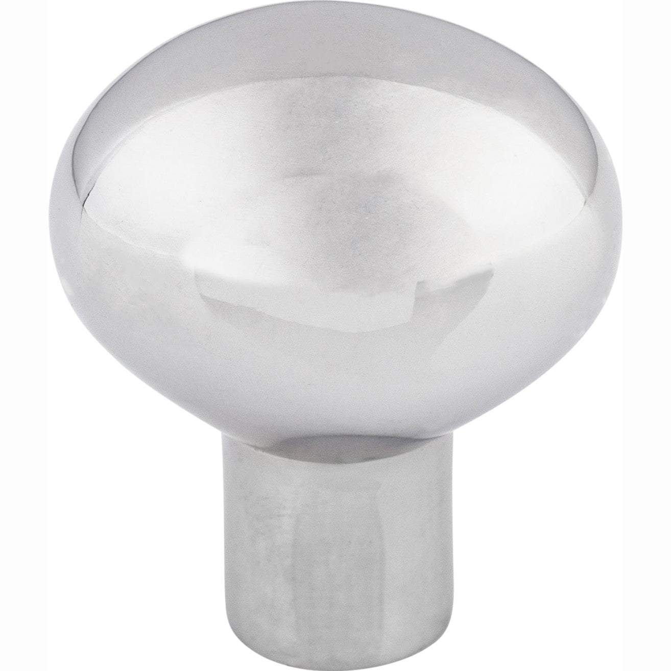 Top Knobs Aspen II Egg Series 1-3/16"L Egg Knob, Polished Chrome