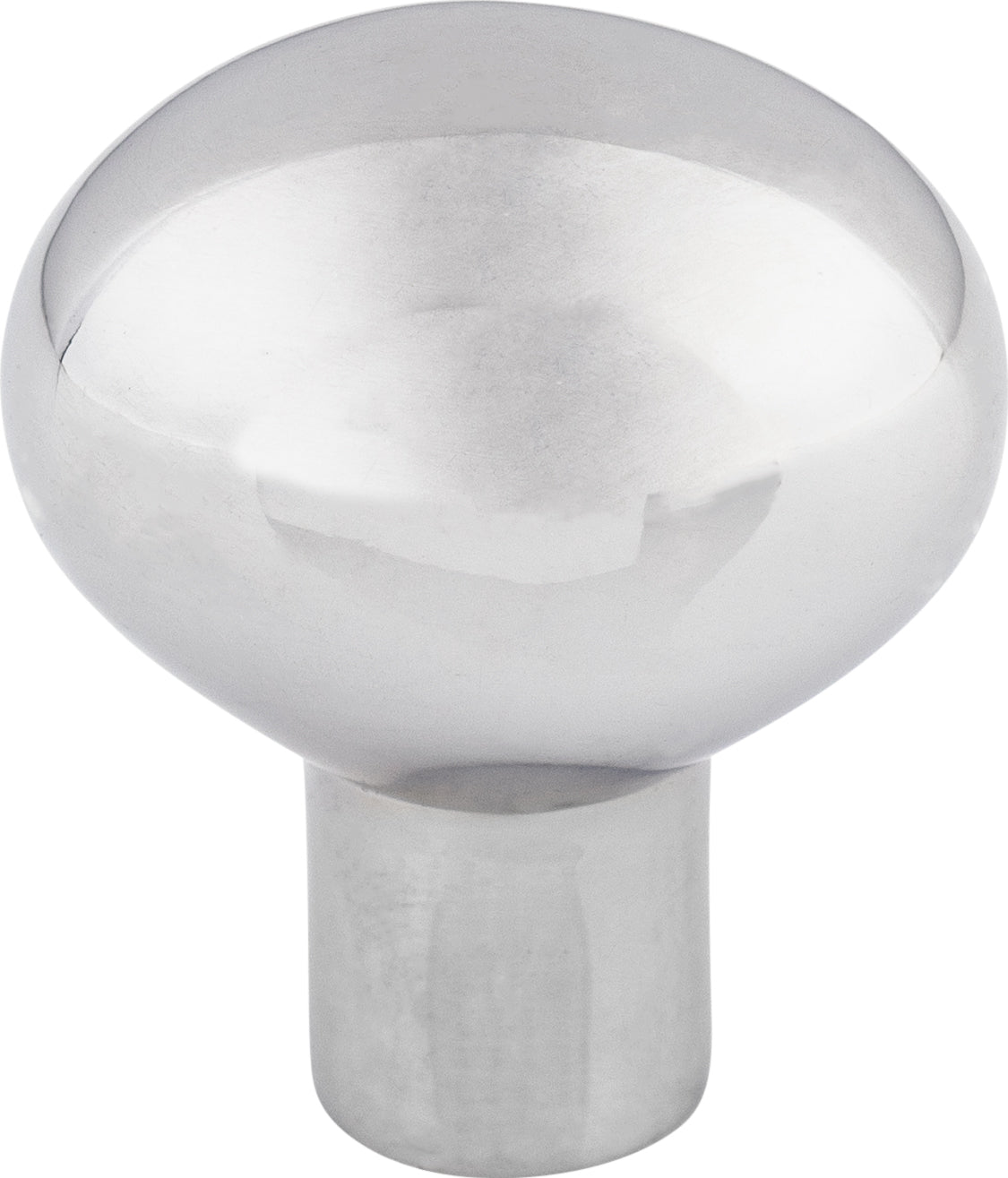 Top Knobs Aspen II Egg Series 1-3/16"L Egg Knob, Polished Chrome