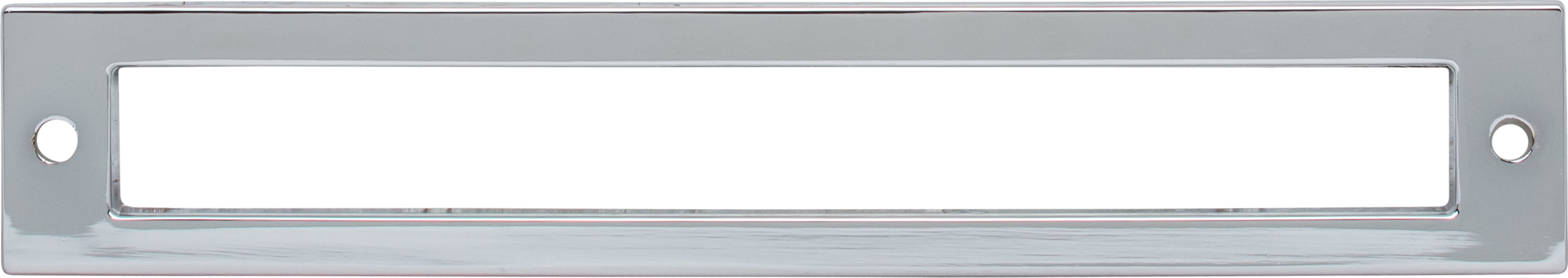 Top Knobs Hollin Series 6-5/16"(160mm) CC Backplate, Polished Chrome
