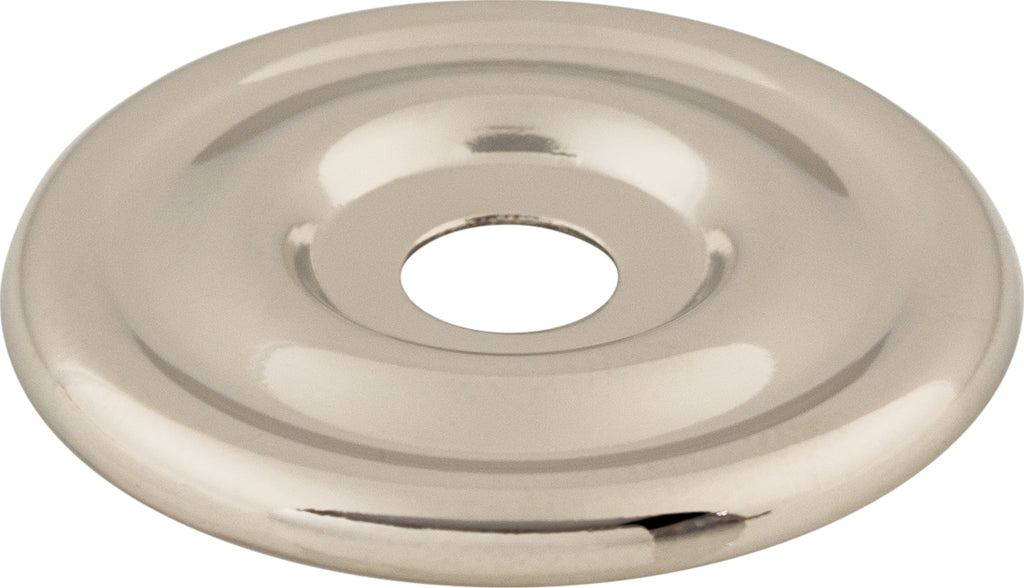Top Knobs Brixton Series 1-3/8"L Backplate, Polished Nickel