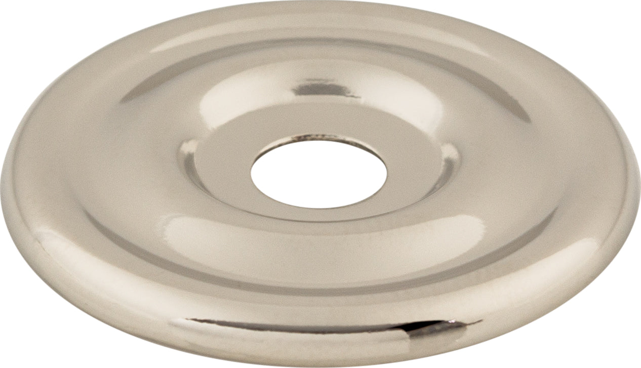 Top Knobs Brixton Series 1-3/8"L Backplate, Polished Nickel