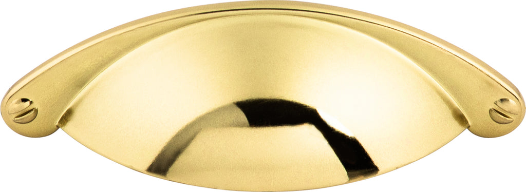 Top Knobs Arendal Series 2-1/2"(64mm) CC Cup Pull, Polished Brass