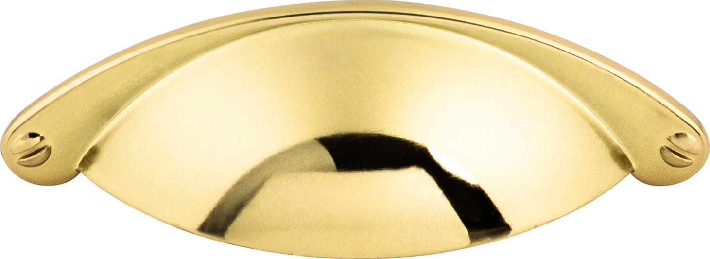 Top Knobs Arendal Series 2-1/2"(64mm) CC Cup Pull, Polished Brass