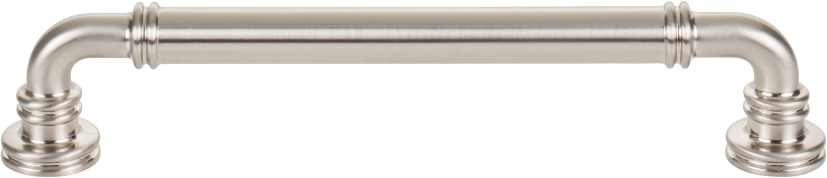 Top Knobs Cranford Series 6-5/16"(160mm) CC Pull, Brushed Satin Nickel