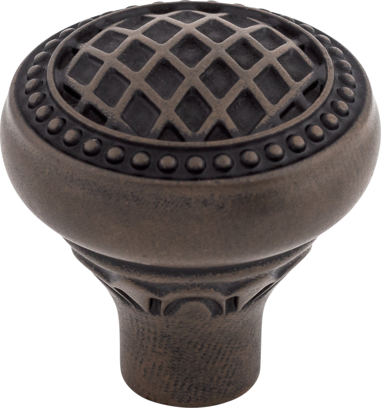 Top Knobs Trevi Series 1-5/16"L Round Knob, Patina Rouge