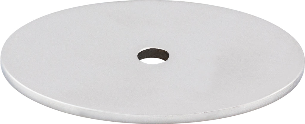 Top Knobs Oval Series 1-3/4"L Backplate, Polished Chrome