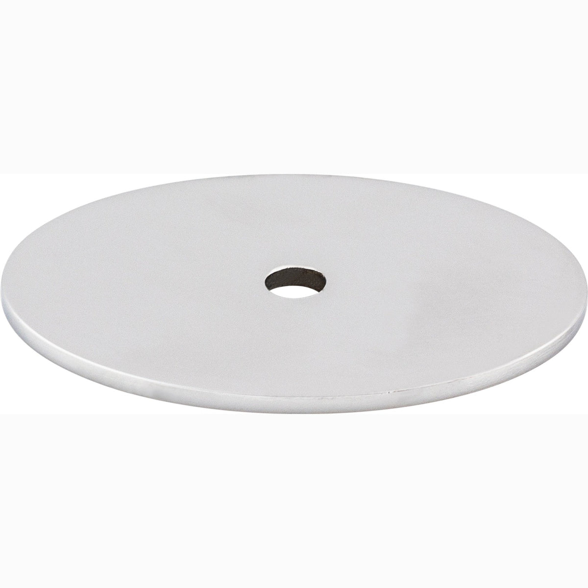 Top Knobs Oval Series 1-3/4"L Backplate, Polished Chrome