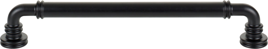 Top Knobs Cranford Series 7-9/16"(192mm) CC Pull, Flat Black