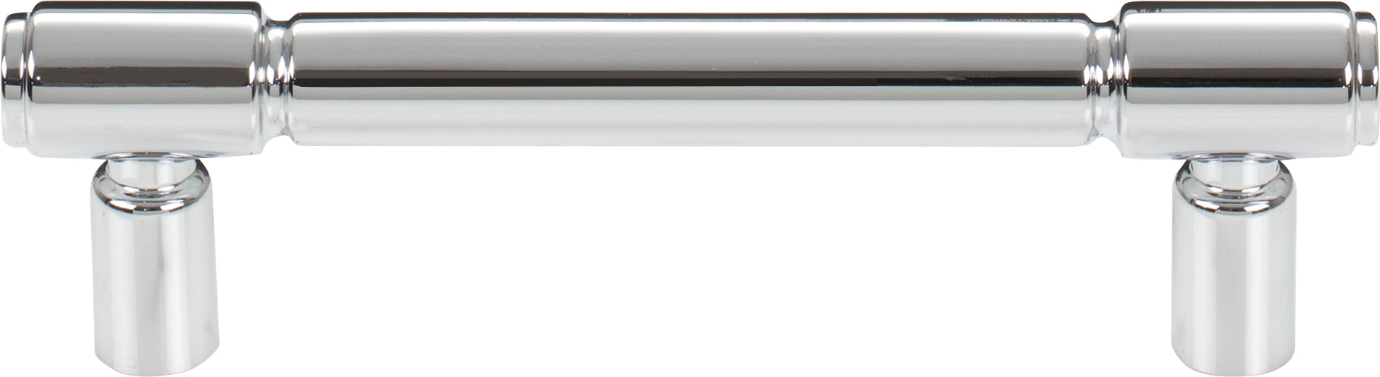 Top Knobs Clarence Series 3-3/4"(95mm) CC Pull, Polished Chrome